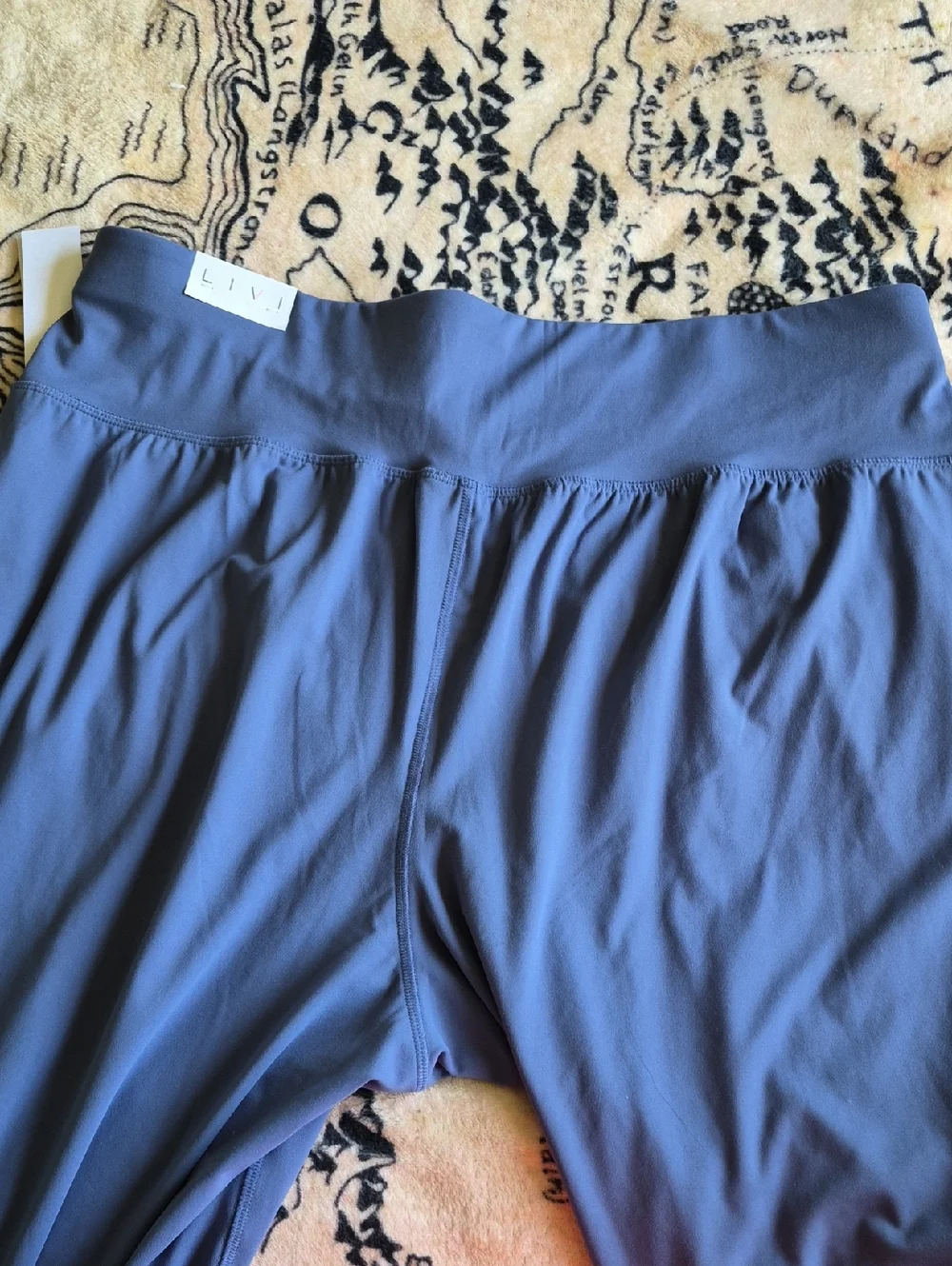 NWT Livi For Lane Bryant Size 18/20 Blue Jogger Pants Soft Stretchy